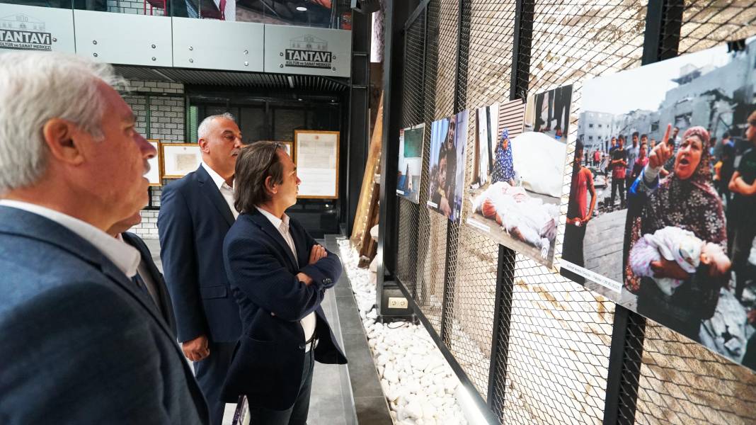 Katil İsrail’in Gazze soykırımı Konya’da fotoğraf sergisiyle anlatılıyor 4